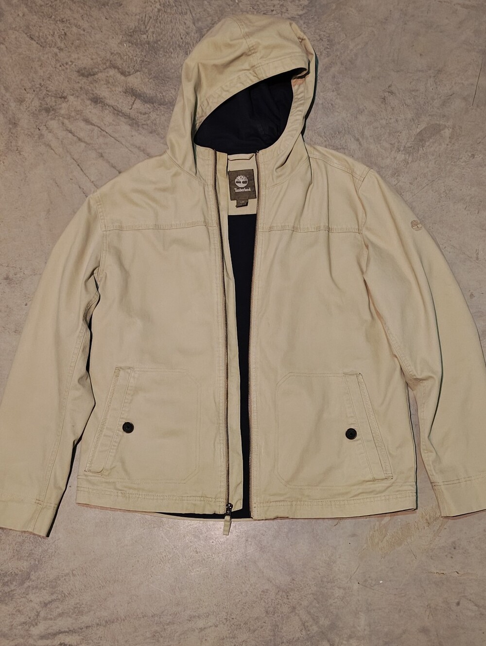 Timberland Hooded Zip Jacket – Size Large